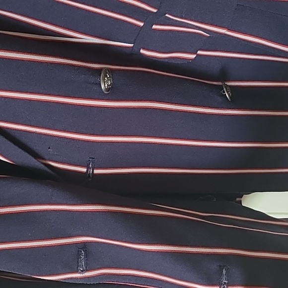 Slinky striped double breasted blazer - Picture 5 of 8